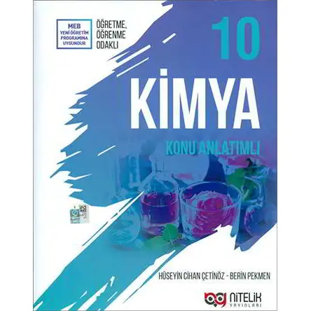 Nitelik 10.Sınıf Kimya Konu Anlatımlı (Yeni Müfredat)