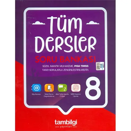 8.Sınıf Tüm Dersler Soru Bankası Tam Bilgi Yayınları