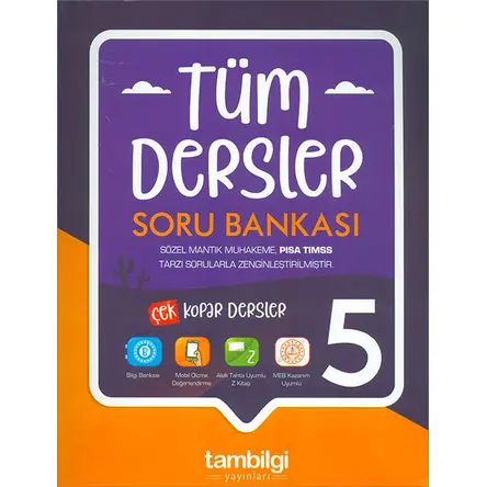 5.Sınıf Tüm Dersler Soru Bankası Tam Bilgi Yayınları