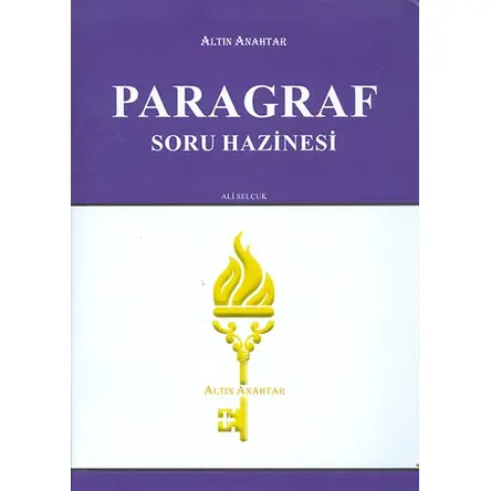 Paragraf Soru Hazinesi Ali Selçuk Altın Anahtar Yayınları