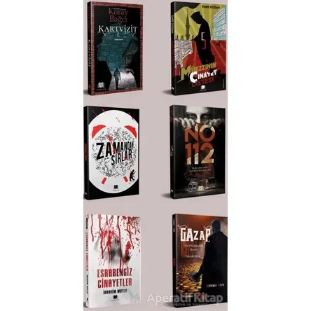 Polisiye Set (6 Kitap Takım) - Emre Doğan - Parana Yayınları