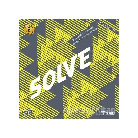 Solve - IQ Dikkat ve Yetenek Geliştiren Kitaplar Serisi 6 (Level 2) - Kolektif - TÜZDER Yayınları