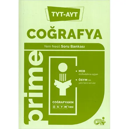 TYT AYT Coğrafya Yeni Nesil Soru Bankası Gri Yayıncılık