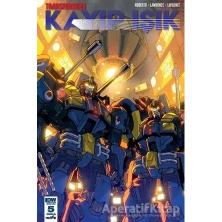 Transformers Kayıp Işık Bölüm 5 (Kapak B) - James Roberts - Presstij Kitap