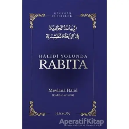Halidi Yolunda Rabıta - Mevlana Halid El-Bağdadi - Hacegan Yayıncılık
