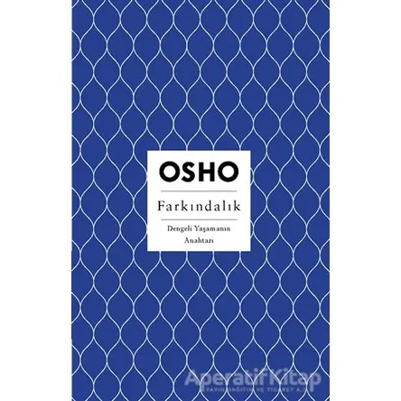 Farkındalık - Osho (Bhagwan Shree Rajneesh) - Butik Yayınları