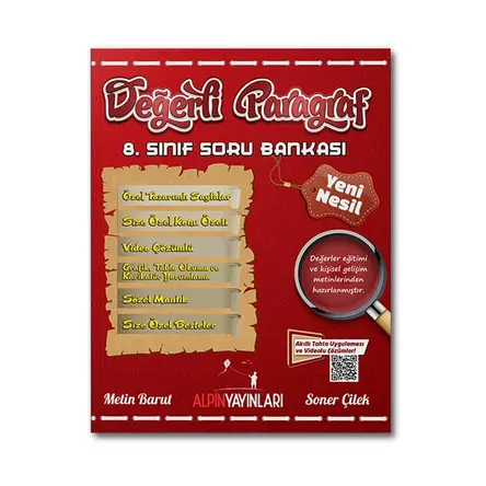 Değerli Paragraf 8. Sınıf Soru Bankası Alpin Yayınları