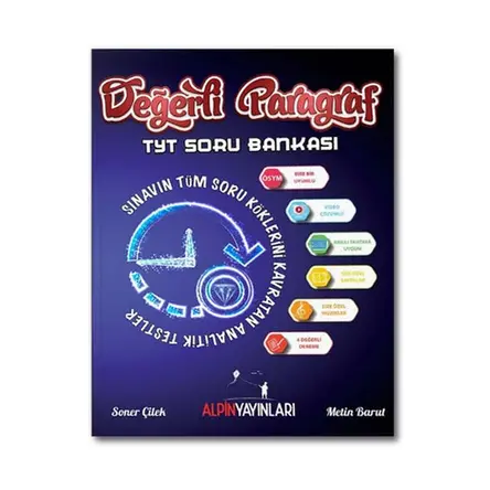 Değerli Paragraf TYT Soru Bankası Alpin Yayınları
