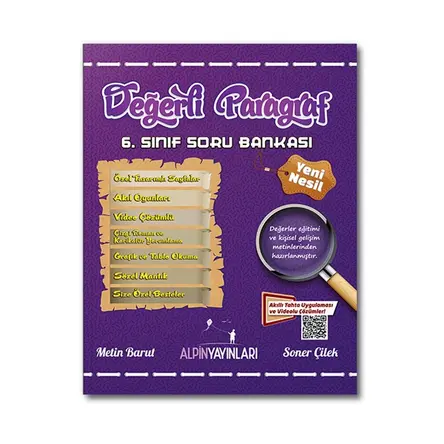 6. Sınıf Değerli Paragraf Soru Bankası Alpin Yayınları