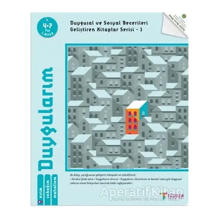 Duygularım Kitabı (4-7 Yaş) - Kolektif - TÜZDER Yayınları