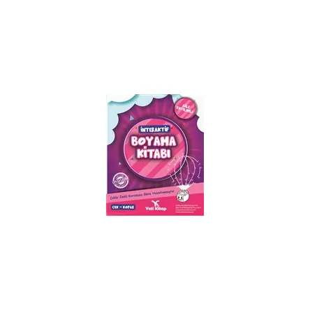 İnteraktif Boyama Kitabı 2 - Feyyaz Ulaş - Yeti Kitap