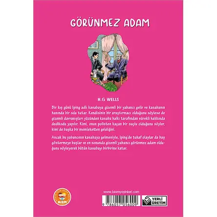 Görünmez Adam - H.G. Wells - Biom (Çocuk Klasikleri)