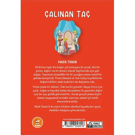 Çalınan Taç - Mark Twain - Biom (Çocuk Klasikleri)