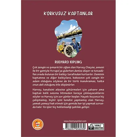 Korkusuz Kaptanlar - Rudyard Kipling - Biom (Çocuk Klasikleri)