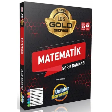 Ünlüler 8. Sınıf LGS Matematik Ünlüler Karması Gold Soru Bankası