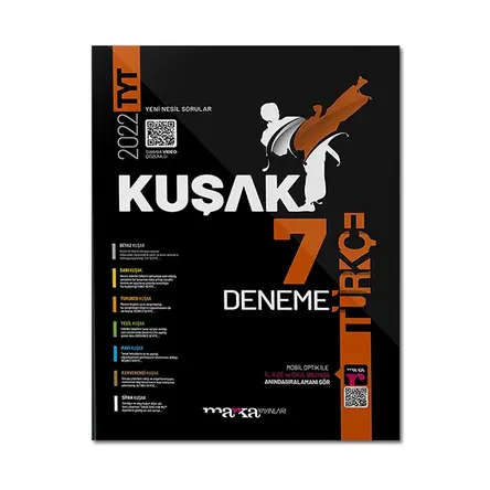 Marka TYT Türkçe Kolaydan Zora 7 Kuşak Deneme Tamamı Video Çözümlü