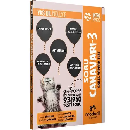 Modadil YKS-DİL İngilizce Soru Canavarı 3 - Skills Yaprak Test