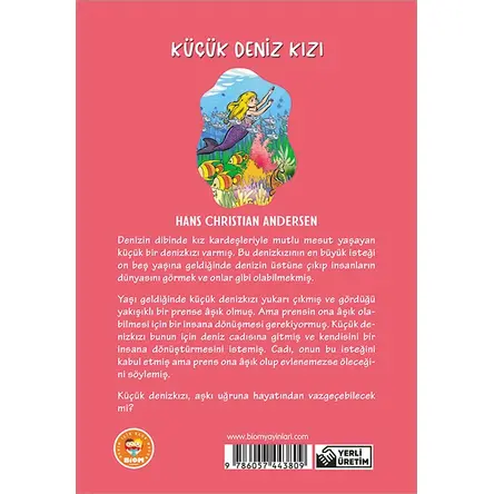 Küçük Deniz Kızı - Hans Christian Andersen - Biom (Çocuk Klasikleri)