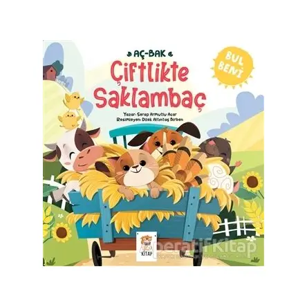 Çiftlikte Saklambaç - Bul Beni - Serap Armutlu Acar - Sincap Kitap