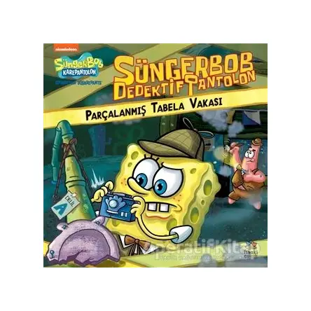 Sünger Bob Dedektif Pantolon Parçalanmış Tabela Vakası - Maggie Testa - İthaki Çocuk Yayınları
