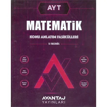 Avantaj AYT Matematik Konu Anlatım Fasikülleri