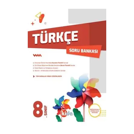 Kida 8. Sınıf Türkçe Soru Bankası