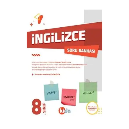 Kida 8. Sınıf İngilizce Soru Bankası