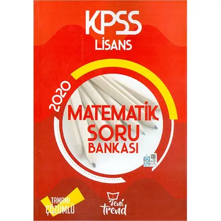 Yeni Trend 2020 KPSS Lisans Matematik Soru Bankası