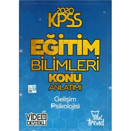 Yeni Trend 2020 KPSS Gelişim Psikolojisi Konu Anlatımlı