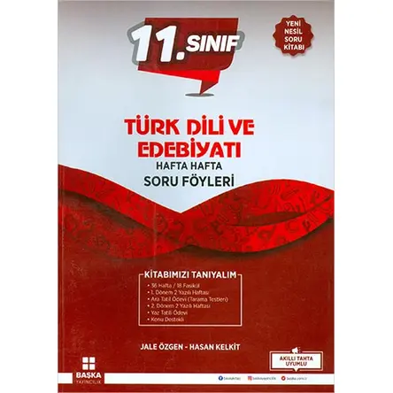 Başka 11.Sınıf Türk Dili ve Edebiyatı Hafta Hafta Soru Föyleri