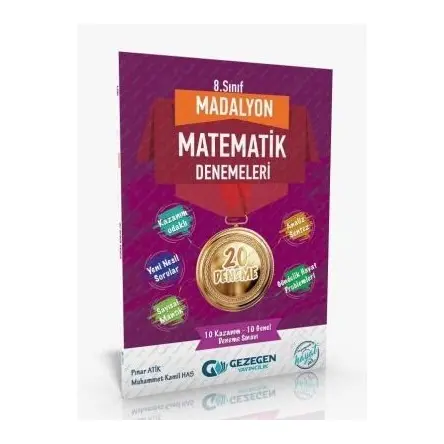 Gezegen 8. Sınıf Matematik Madalyon 20 Denemeleri