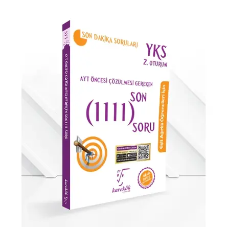 Karekök AYT Eşit Ağırlık Öncesi Çözülmesi Gereken Son 1111 Soru