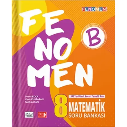 Gama 8. Sınıf Matematik B Fenomen Soru Bankası
