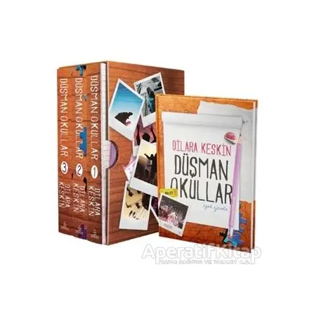 Düşman Okullar Serisi Set (3 Kitap) - Dilara Keskin - Ephesus Yayınları
