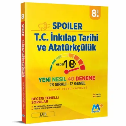Martı 8. Sınıf LGS T.C. İnkılap Tarihi ve Atatürkçülük Spoiler Denemeleri