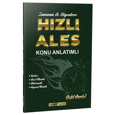 Kariyer Meslek 2021 Hızlı ALES Konu Anlatımlı - Gold Serisi