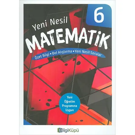 BilgiKüpü 6.Sınıf Matematik Özet Bilgi Yeni Nesil Sorular