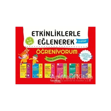 Etkinliklerle Eğlenerek Öğreniyorum (6 Kitap Takım) - Canan Öztürk - Hayykitap