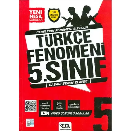 5.Sınıf Türkçe Fenomeni Soru Bankası Tandem Yayınları