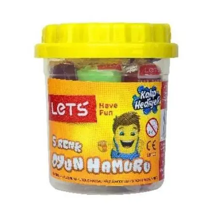 Lets 5 Renk Oyun Hamuru 5 20 Gr L8100