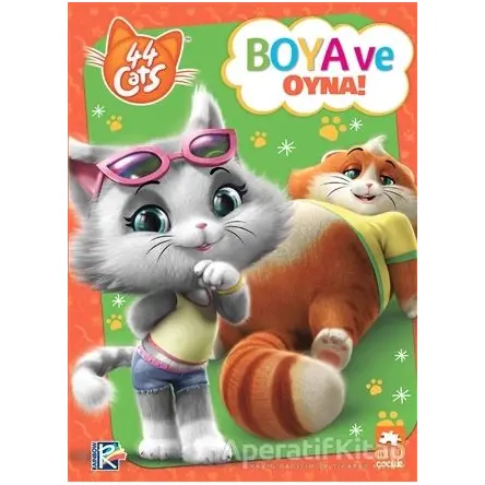 44 Cats - Boya ve Oyna! - Kolektif - Eksik Parça Yayınları