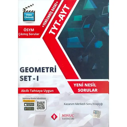 Sonuç TYT AYT Geometri Set 1 Yeni Nesil Sorular
