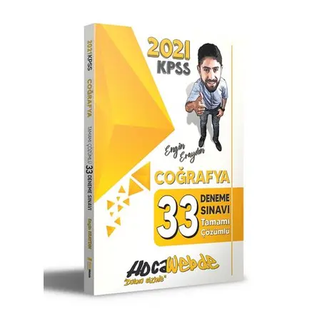 Hocawebde 2021 KPSS Coğrafya Tamamı Çözümlü 33 Deneme