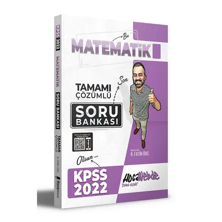 HocaWebde 2022 KPSS Matematik Tamamı Çözümlü Soru Bankası