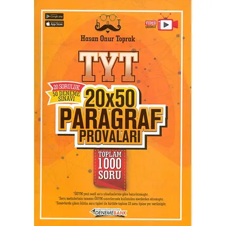 TYT 20x50 Paragraf Provaları DenemeBank