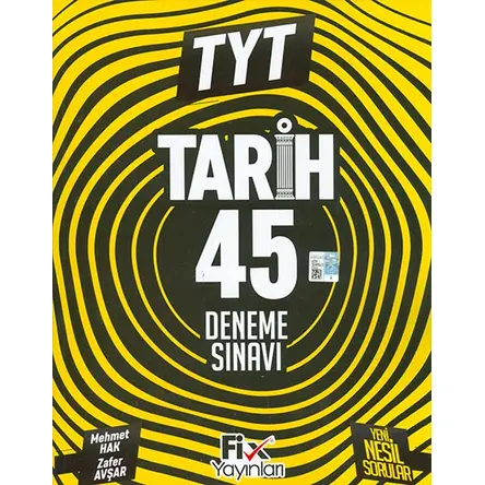 TYT Tarih 45 Denemeleri Fix Yayınları