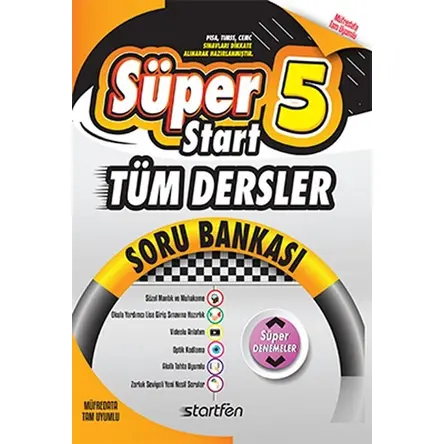 5. Sınıf Tüm Dersler Süperstart Soru Bankası Startfen Yayınları