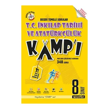 8. Sınıf TC İnkilap Tarihi ve Atatürkçülük Kampı Soru Bankası Startfen Yayınları