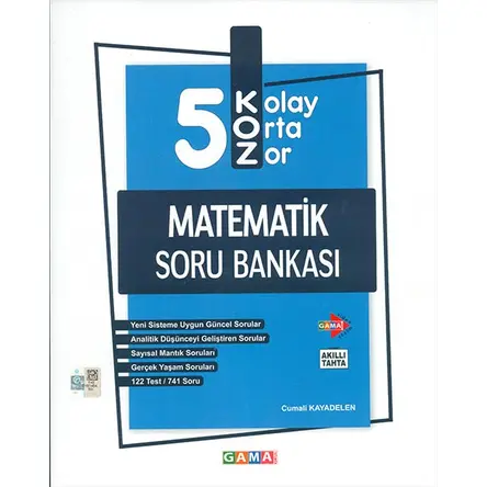 5.Sınıf KOZ Matematik Soru Bankası Gama Yayınları