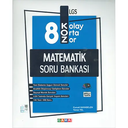 Gama Okul 8.Sınıf LGS Koz Matematik Soru Bankası